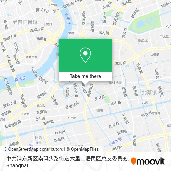 中共浦东新区南码头路街道六里二居民区总支委员会 map