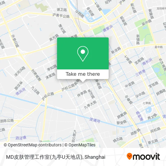 MD皮肤管理工作室(九亭U天地店) map