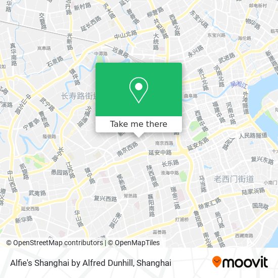 Alfie's Shanghai by Alfred Dunhill map