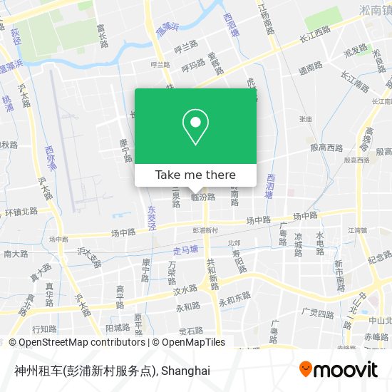 神州租车(彭浦新村服务点) map