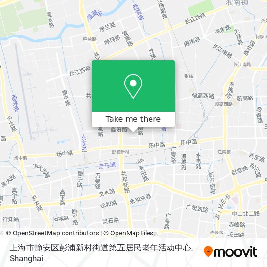 上海市静安区彭浦新村街道第五居民老年活动中心 map