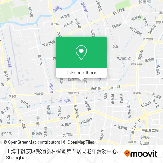 上海市静安区彭浦新村街道第五居民老年活动中心 map