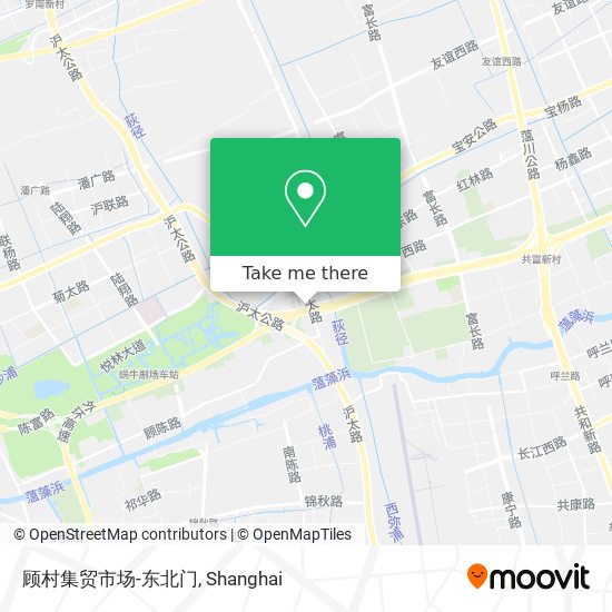 顾村集贸市场-东北门 map