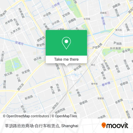 莘沥路欣欣商场-自行车租赁点 map