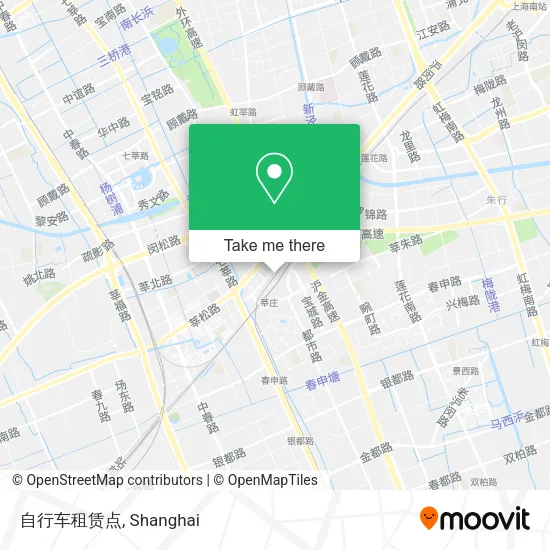自行车租赁点 map