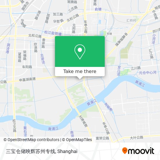 三宝仓储映辉苏州专线 map