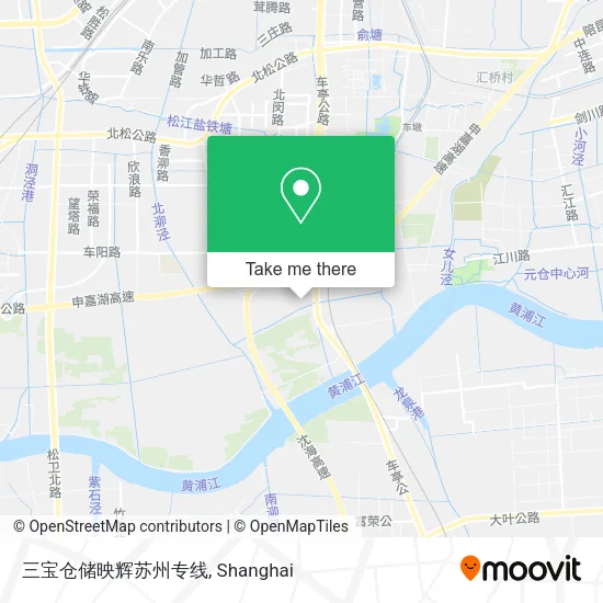 三宝仓储映辉苏州专线 map