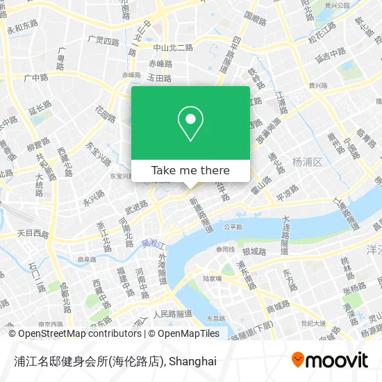 浦江名邸健身会所(海伦路店) map