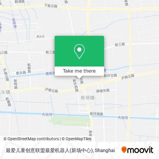 最爱儿童创意联盟最爱机器人(新场中心) map