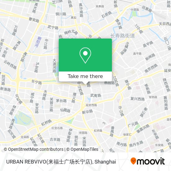 URBAN REBVIVO(来福士广场长宁店) map
