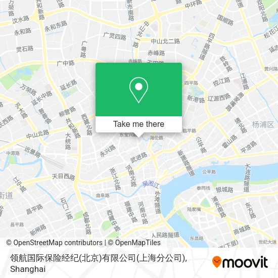 领航国际保险经纪(北京)有限公司(上海分公司) map