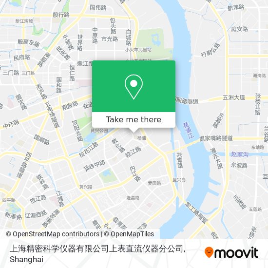 上海精密科学仪器有限公司上表直流仪器分公司 map