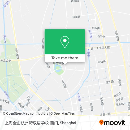 上海金山杭州湾双语学校-西门 map
