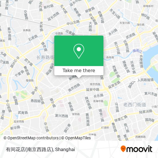 有间花店(南京西路店) map