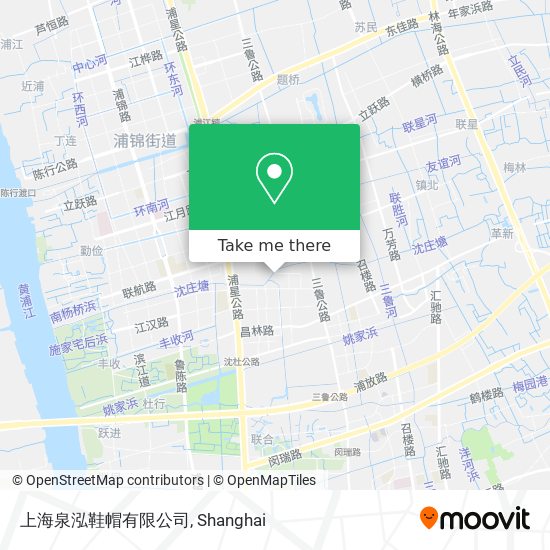 上海泉泓鞋帽有限公司 map