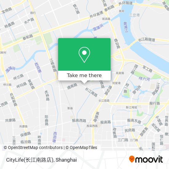 CityLife(长江南路店) map