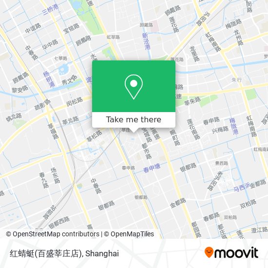 红蜻蜓(百盛莘庄店) map