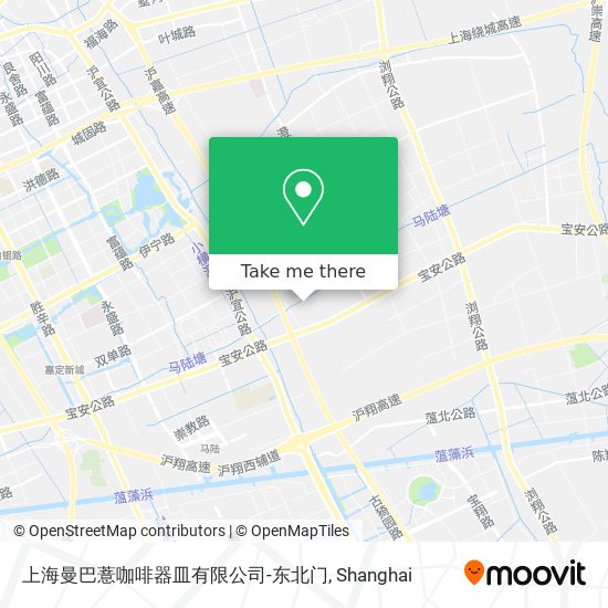上海曼巴薏咖啡器皿有限公司-东北门 map