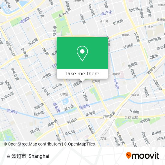 百鑫超市 map