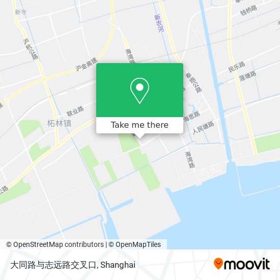 大同路与志远路交叉口 map