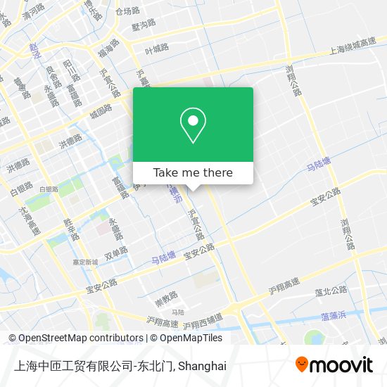 上海中匝工贸有限公司-东北门 map