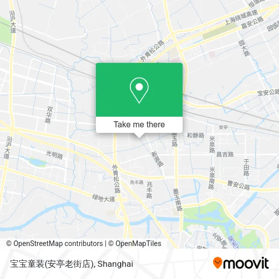 宝宝童装(安亭老街店) map