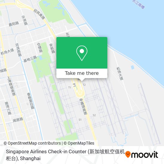 Singapore Airlines Check-in Counter (新加坡航空值机柜台) map