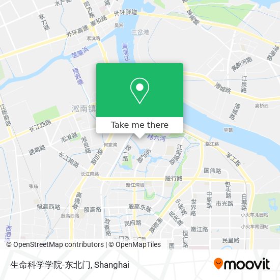 生命科学学院-东北门 map