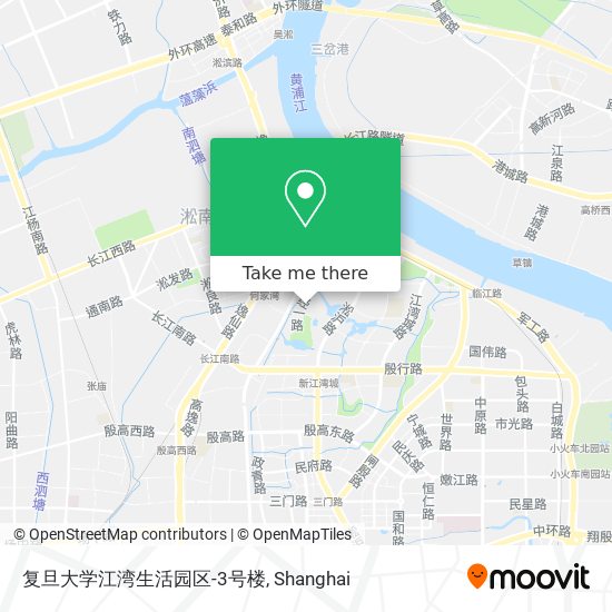 复旦大学江湾生活园区-3号楼 map