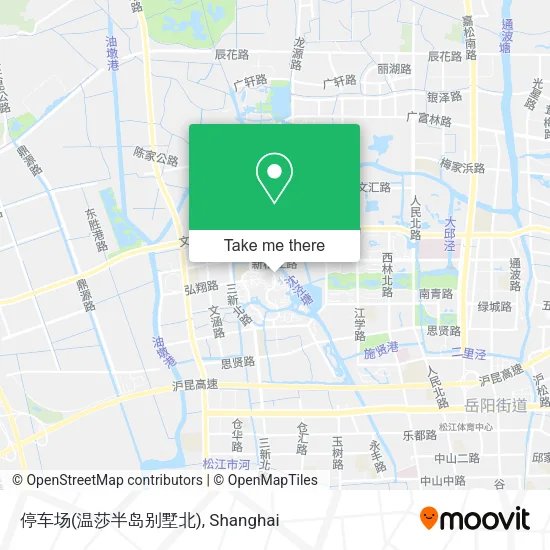 停车场(温莎半岛别墅北) map