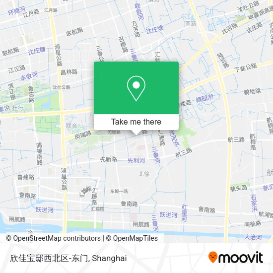 欣佳宝邸西北区-东门 map