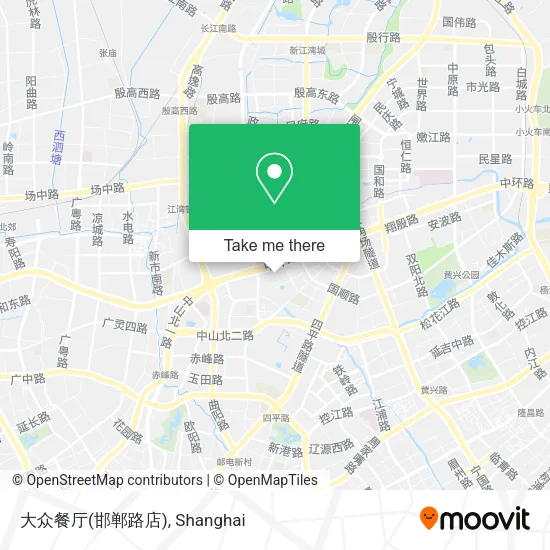大众餐厅(邯郸路店) map