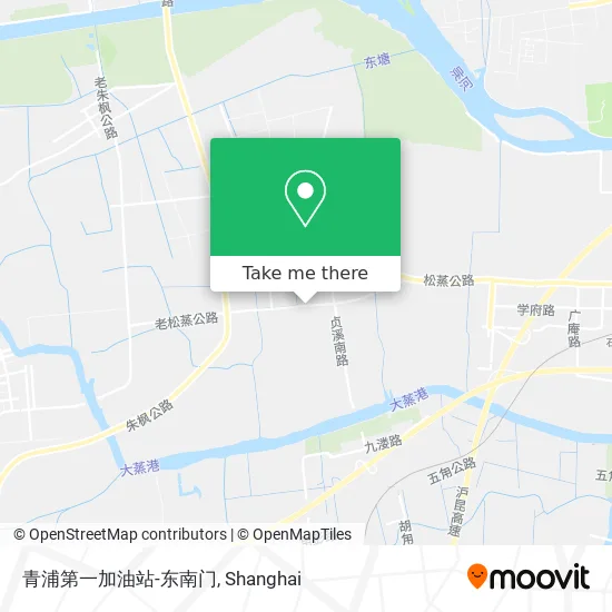 青浦第一加油站-东南门 map