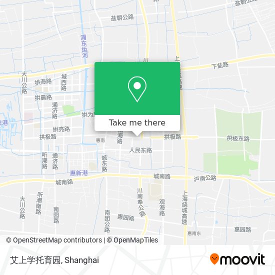 艾上学托育园 map