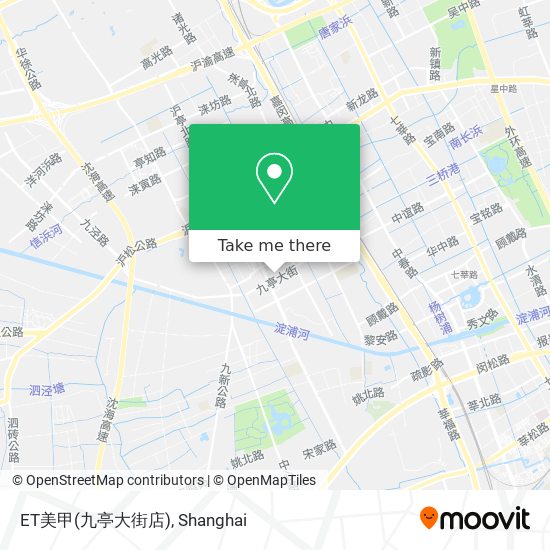ET美甲(九亭大街店) map