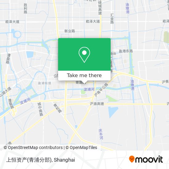 上恒资产(青浦分部) map