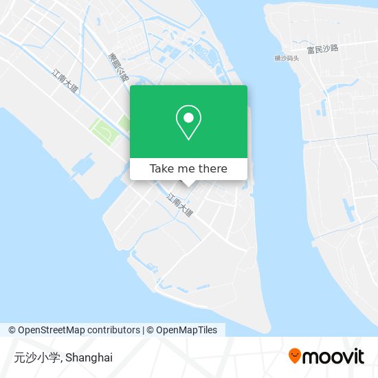 元沙小学 map