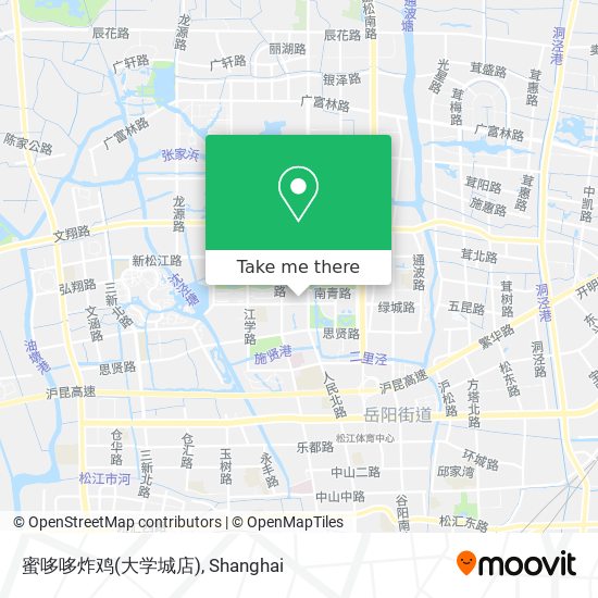 蜜哆哆炸鸡(大学城店) map