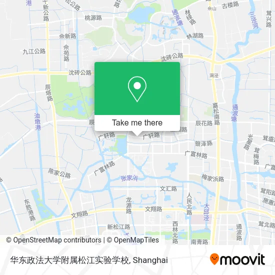 华东政法大学附属松江实验学校 map