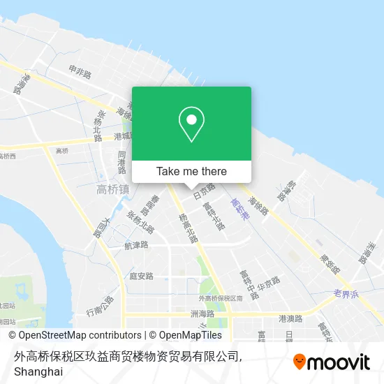 外高桥保税区玖益商贸楼物资贸易有限公司 map