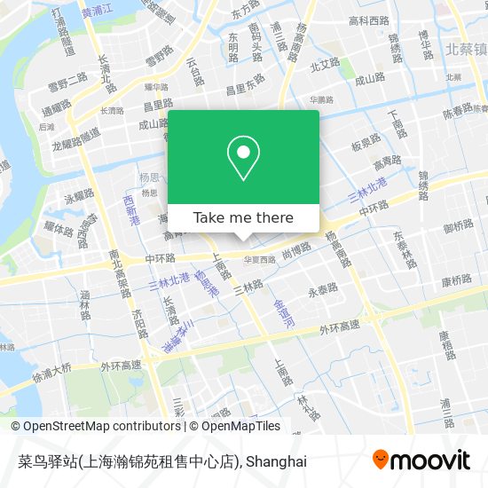 菜鸟驿站(上海瀚锦苑租售中心店) map