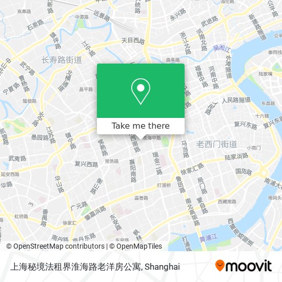 上海秘境法租界淮海路老洋房公寓 map