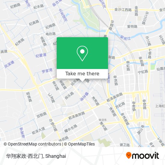 华翔家政-西北门 map