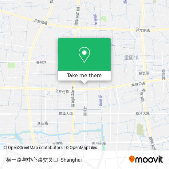 横一路与中心路交叉口 map