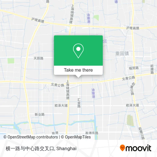 横一路与中心路交叉口 map