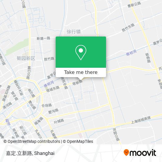 嘉定.立新路 map