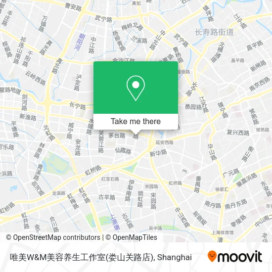 唯美W&M美容养生工作室(娄山关路店) map