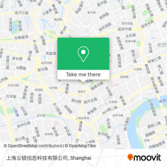 上海云锁信息科技有限公司 map