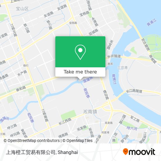 上海橙工贸易有限公司 map