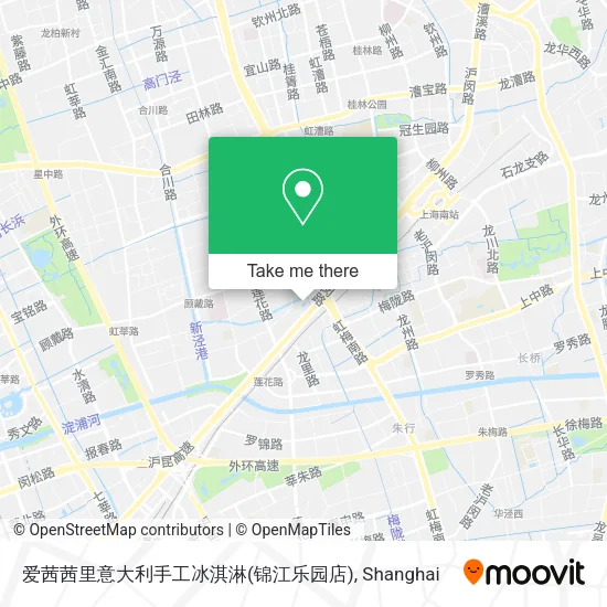 爱茜茜里意大利手工冰淇淋(锦江乐园店) map